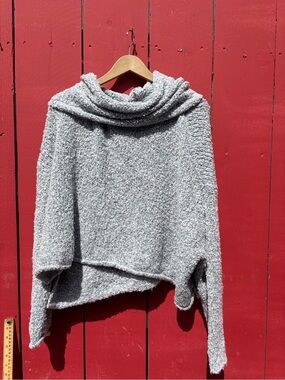 Free People BFF Cowl Neck Boxy Slouchy Sweater
